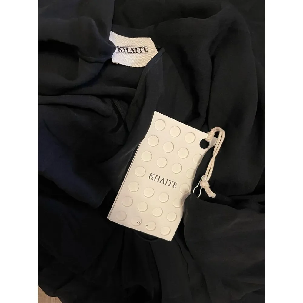 KHAITE The Rami Dress In black - Picture 10 of 11